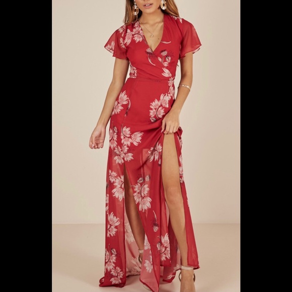 Floral maxi dress - Picture 1 of 5